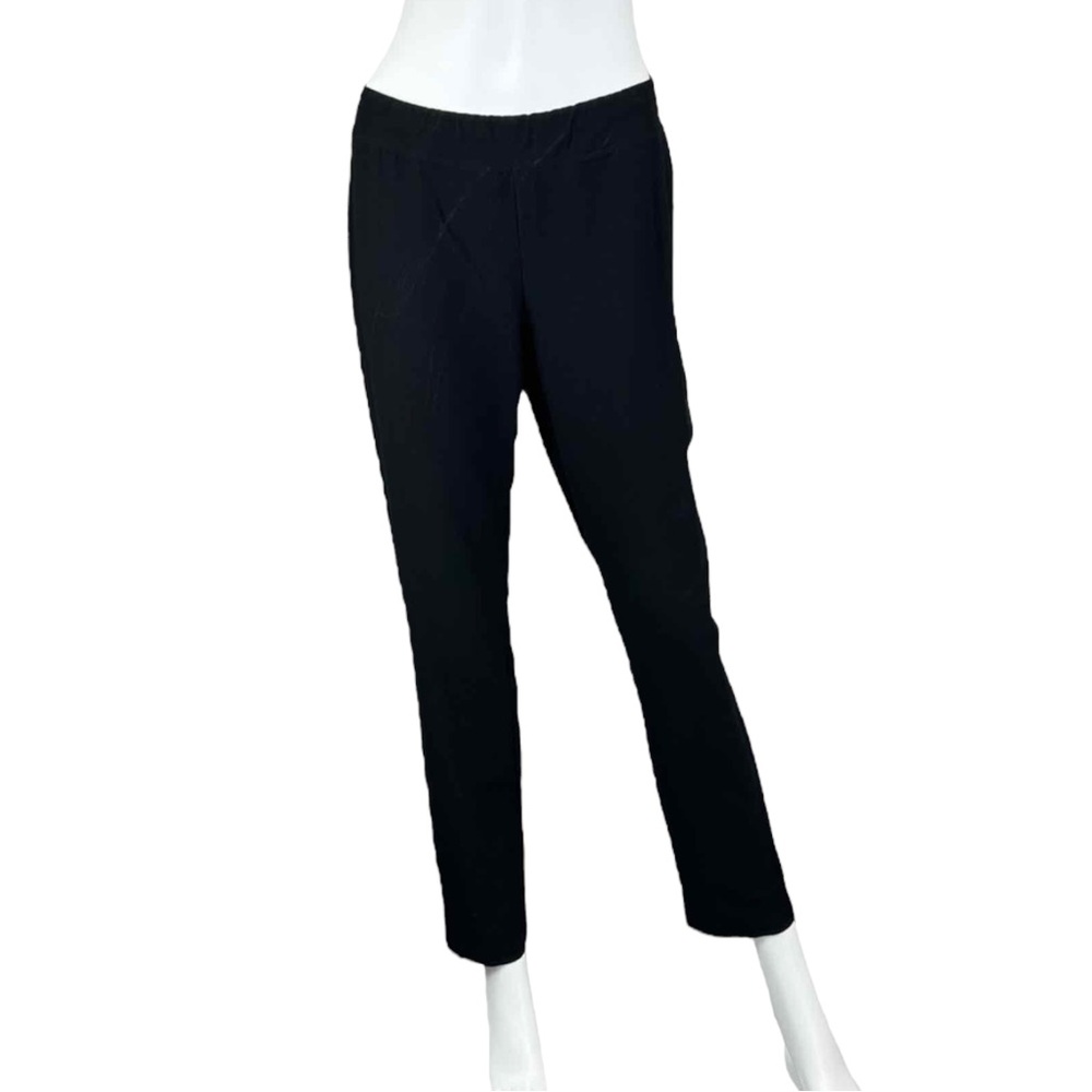 EILEEN FISHER Black Straight Leg Pants Size S A0060
